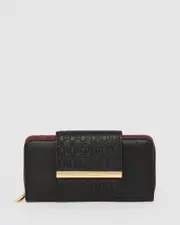 Black Blake Embossed Wallet