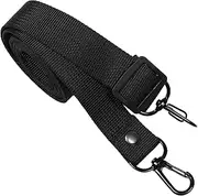 EXQUIMEUBLE Megaphone Strap Decorative Microphone Strap Adjustable Microphone Supplies Black Metal