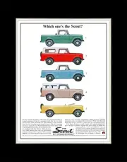 1964 International Scout Which Ones the Scout - Matted for 11x14 Frame
