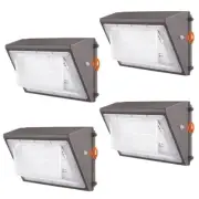 VEVOR 4PCs LED Wall Pack Lights, 120W 11000LM, 5000K Commercial Outdoor Lights S