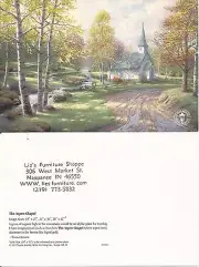 Thomas Kinkade,"ASPEN CHAPEL" Two (2) Postcards , NEW