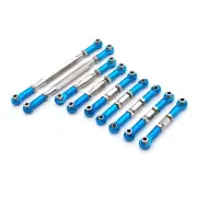 9 Pack Alloy RC Pull Rod Steering Linkage For 1/12 Wltoys 12428 12423 Parts B