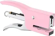 ERINGOGO Handheld Stapler Macaron Cute Mini Plier Stapler for Office Use Ergonomic Design for Effortless Stapling Stylish Desktop Supplies