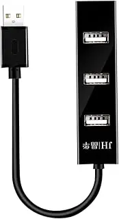 BRIGHTFUFU 1pc 4 USB hubs USB 2. 0 Adapter USB Docking Station Mini USB Adapter Charging Port hub USB multiport Adapter hub for Laptop Environmental Protection PVC high Speed Dispenser