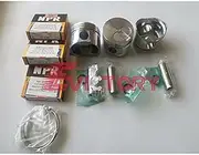 for yanmar Engine 3TNA68 Rebuild kit Piston Set Ring Cylinder Complete Gasket kit