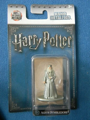 Nano Metalfigs Harry Potter Albus Dumbledore silver HP17 Jada Toys Diecast
