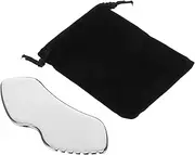 PENIKOKO 1 Set Scraping Board Gua Tool for Face Gua Massage Board Skin Care Tools Facial Application Tools Arms Gua Tool Neck Massage Tool Stainless Steel Scraping Tool Cloth