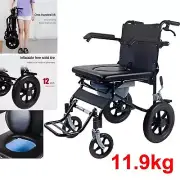 Mobile Shower Toilet Commode Chair Bathroom Bedside Footrest Wheelchair Foldable
