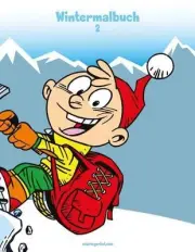 Wintermalbuch 2 by Nick Snels (German) Paperback Book