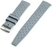 [StrapHabit] Quick Release Tropical Style FKM Rubber Watch Strap Band 18mm, 19mm, 20mm, 21mm, 22mm