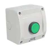 Clipsal WS226PB-RG - Push Button Switch Weatherproof 1 Gang Green Button