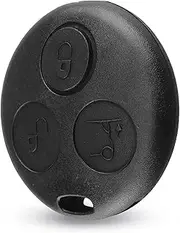 FLJKCT Car Key Shell 3 Button Remote Key Shell Case Replacement,for Smart Fortwo Mercedes Benz