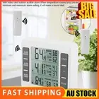 Indoor & Outdoor Audible Alarm Refrigerator Thermometer LCD Screen