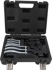 10Pcs Ratcheting Puller Set with 2 Or 3 Jaw Ideal for Machinist and Auto Repair Shop Featuring Unique Mechanism for Faster Convenient Use and Interchangeable Jaws for Multiple