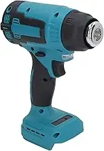 Cordless Hot Air Gun 18V Heat 2 Level Temperature 380℃ Maximum with Reflector Concentrator Air Spreader Nozzle for Crafts Packaging Repair Kit