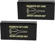 2 Large Magnetic Hide-A-Key Holder for Over-Sized Keys, Car House Shed Boat Spare Keys - Extra-Strong Magnet AZ2MH