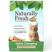 Naturally Fresh Cat Litter - Walnut-Based Quick-Clumping Kitty Litter, Unscen...