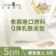 【House Door 好適家居】超透氣網狀格紋布5cm厚泰國Q彈乳膠床墊(單人3尺 贈防蹣抗菌布套)