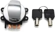 MZBZUTEDEE Motorcycle Ignition Switch Key Fit for Harley-Davidson FLSTSCI Springer Classic FLSTSE CVO SOFTAIL Convertible FXCW FXCWC Rocker C