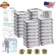 Large Emergency Blankets Pack – 150 Reflective Mylar Blankets for All Seasons