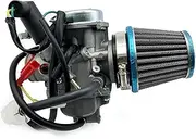 [Motorcycle parts] Carburetor with Air Filter for GY6 250cc KAZUMA Falcon for Hammerhead Carter Dazon JCL Kinroad Carb [Easy to replace]