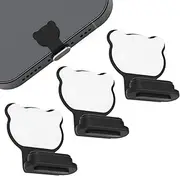 USB C Dust Plug,Charging Port Cover Set of 3 - Silicone USB C Port Protector Caps for Computer Camera, Headphones, Audio, Phones