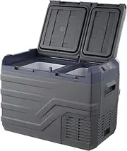 Car Refrigerator - 32L Dual Zone Portable Freezer 12 Volt with Adjustable Range from -4℉ to 68℉