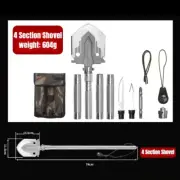 Folding Survival Shovel Outdoor Multi-Tool Camping Tactical Gear Steel Spade
