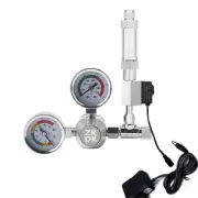 DIY Aquarium CO2 Regulator Non-Return Bubble Counter Independent Solenoid Valve