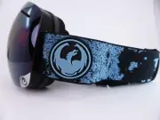 Dragon Snow Goggles X1 Mason Blue - Flash Blue POLARISED Lens w/ HARDCASE