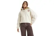 Billabong Bring The Sun Button Down Fleece Womens in Whitecap