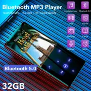 2.4" 32GB MP3 MP4 Music Player Bluetooth FM Alarm Clock Video Voice Recorder Mic