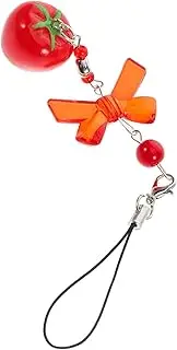 [COLLBATH] Cherry Purse Charm Phone Lanyard Stylish Phone Strap Holder Keychain for Her
