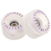 2 Pcs Roller Skates Flash Wheel Outdoor Wheels Light up Replacement Parts for