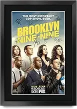 HWC Trading A3 FR Brooklyn Nine-Nine Andy Samberg Gifts Printed Signed Autograph Picture for TV Memorabilia Fans - A3 Framed