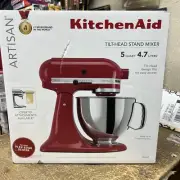 KitchenAid Artisan Series Stand Mixer with Flex Edge Beater - Empire Red