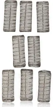 2 Pack (TOTAL 8 ROLLERS W/ 8 Pins) HAIR STYLING BRUSH ROLLERS And PINS Hair 3 X