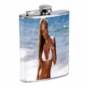 Country Pin Up Girls D13 Flask 8oz Stainless Steel Hip Drinking Whiskey