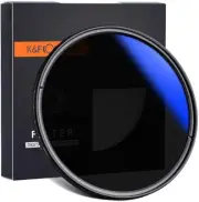 K&F Concept 62mm ND2-ND400(1-9 Stop) Filter Variable ND Filter for Camera Lens