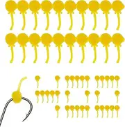 Rukjmqi Fish Bait - Rig Beads Bait,Artificial Tackle Kit Anti-Bottom Stopper Beads Lure for Bass Trout Crappie Catfish
