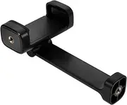 EXQUIMEUBLE Phone Tripod Mount Holder Rotatable Clamp for Smartphones Vertical Horizontal Support for Travel Home Office and Picnics Black