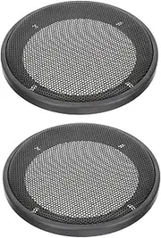 CHILDWEET 2Pcs Speaker Mesh Protector Covers for Car Audio Modification Durable Net Covers for Speaker Protection Easy to Install