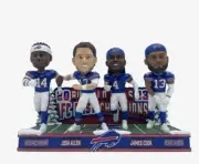 Buffalo Bills 2023 AFC East Division Champions Mini Bobblehead Scene FOCO #123