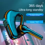Bluetooth Earphones w/ Mic Wireless Headphones Business Headset Ear Hook Earbuds