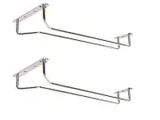 © Set of 2-10-Inch Long, Wine Glass Rack, Wire Hanging Rack, Wine Glass Hangi...