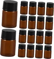 OFFIGAM 100pcs Refillable Glass Essential Oil Bottles Travel Friendly Containers for Fragrances Perfumes and Liquids for Shampoo Lotion and More