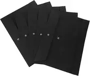 GETAJGHSD 5Pcs Document Envelopes with String Button File Bags for Office Multi Use Storage Pockets for Receipts and More