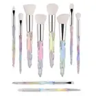 Makeup Brush Set 10 Piece Essential Make-Up Brushes Kit for Powder Liquid Cream