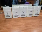 Dove Lot of 5 shampoo, BODY LOTION & CONDITIONER Portable Travel Sizes