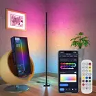 RGB Floor Lamp, 50” LED Corner Floor Lamp Works with Alexa, Remote and App Contr